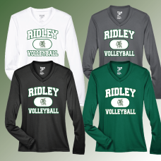 Ridley Volleyball Ladies Long Sleeve Tech Tee